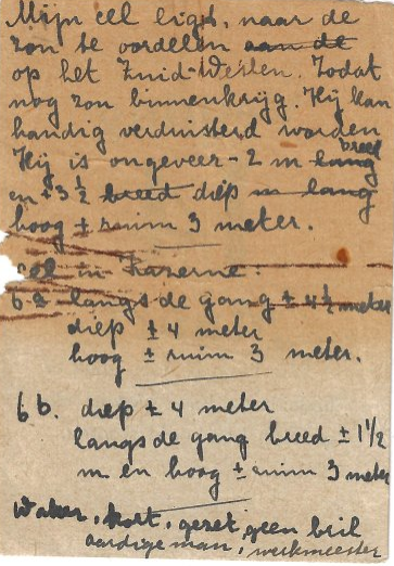 Dagboek geschreven door Pieter Sliggers in het Huis van Bewaring in Middelburg, 1941