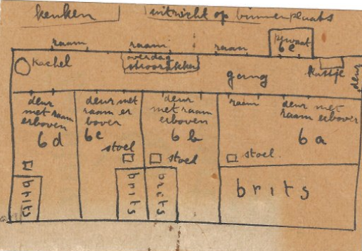 Dagboek geschreven door Pieter Sliggers in het Huis van Bewaring in Middelburg, 1941