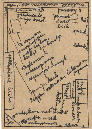 Dagboek geschreven door Pieter Sliggers in het Huis van Bewaring in Middelburg, 1941